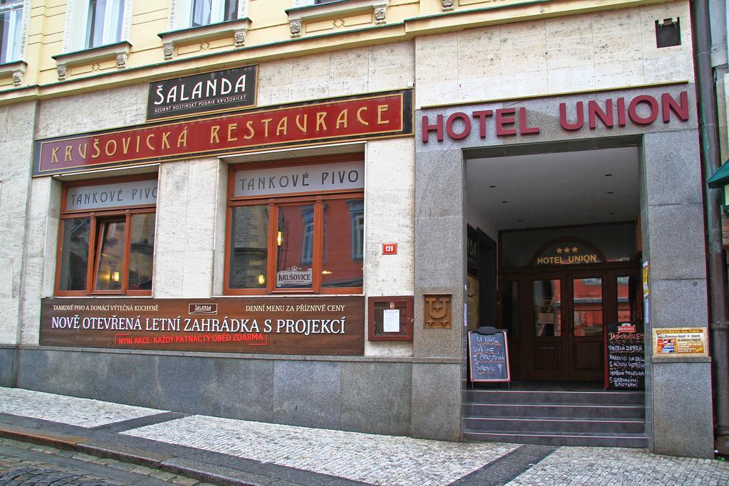 Hotel Union Louny Bagian luar foto